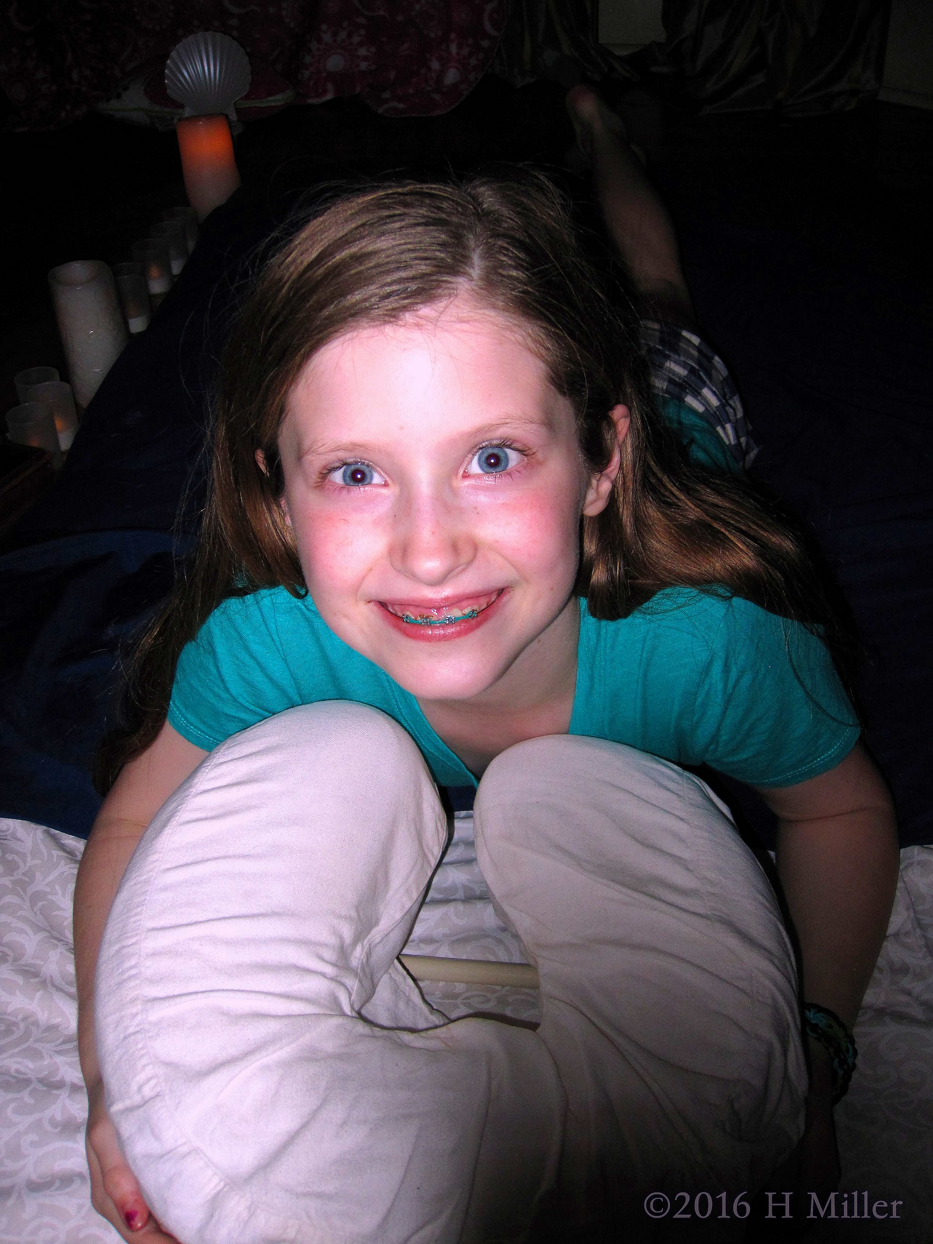 Ecstatic Before Her Home Spa Massage! Ecstatic Before Her Home Spa Massage!