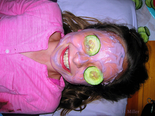 Refreshed, Relaxed, And Loving Her Blueberry Facial! Refreshed, Relaxed, And Loving Her Blueberry Facial!