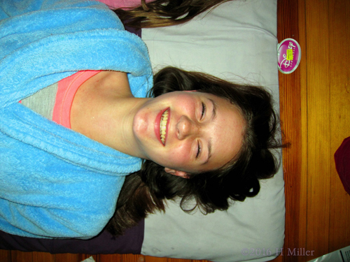 Smiling Before Facials! Smiling Before Facials!