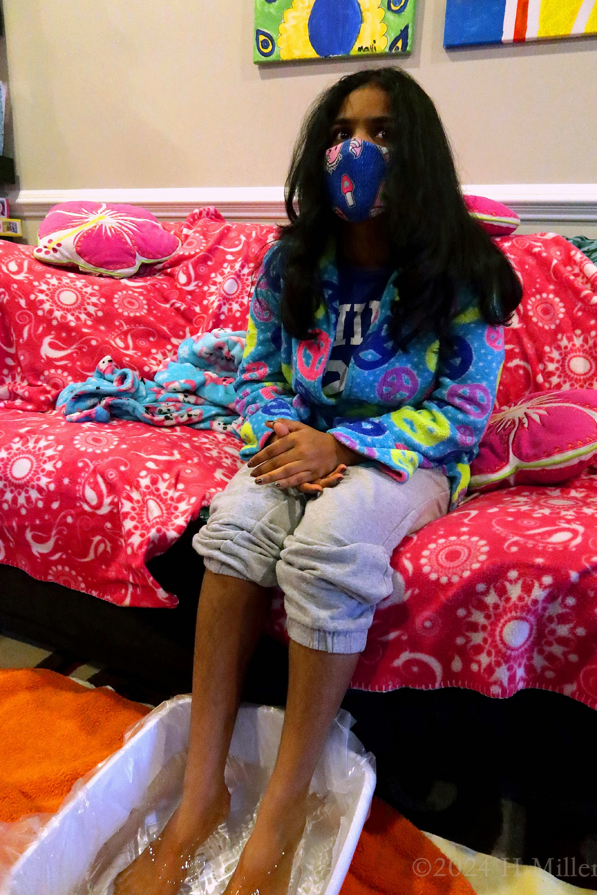 Kids Spa Birthday Party For Malli! 1