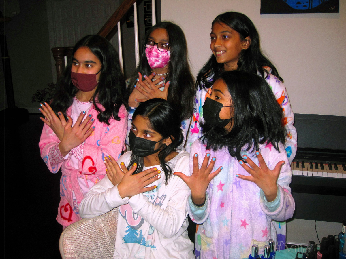 Kids Spa Birthday Party For Malli! 