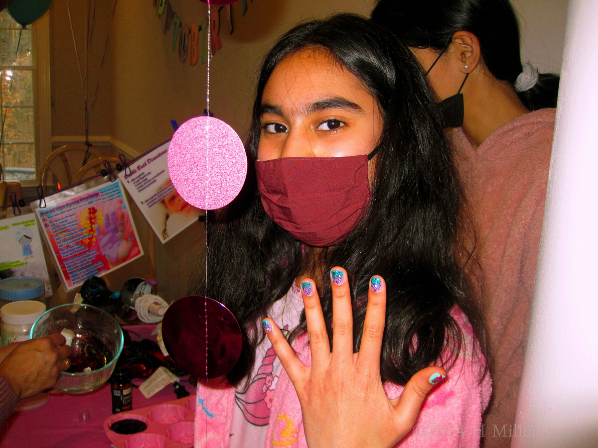 Kids Spa Birthday Party For Malli!