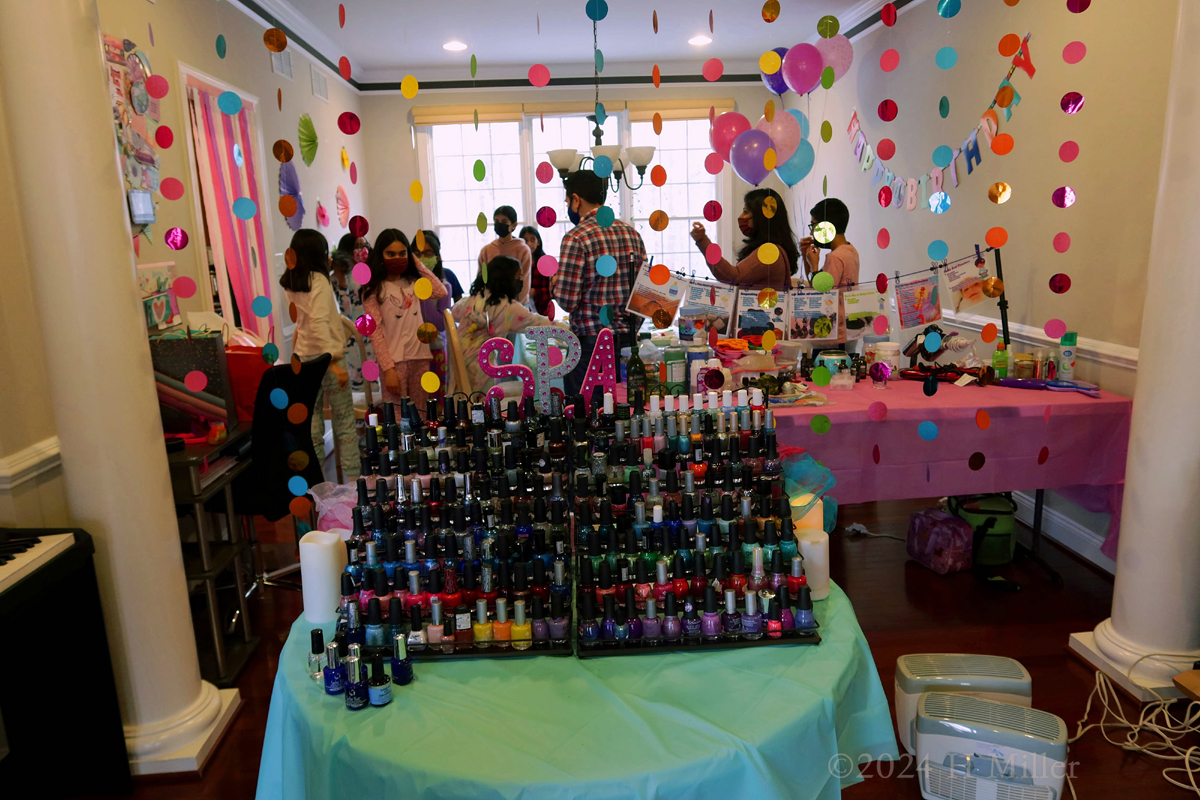 Kids Spa Birthday Party For Malli! 