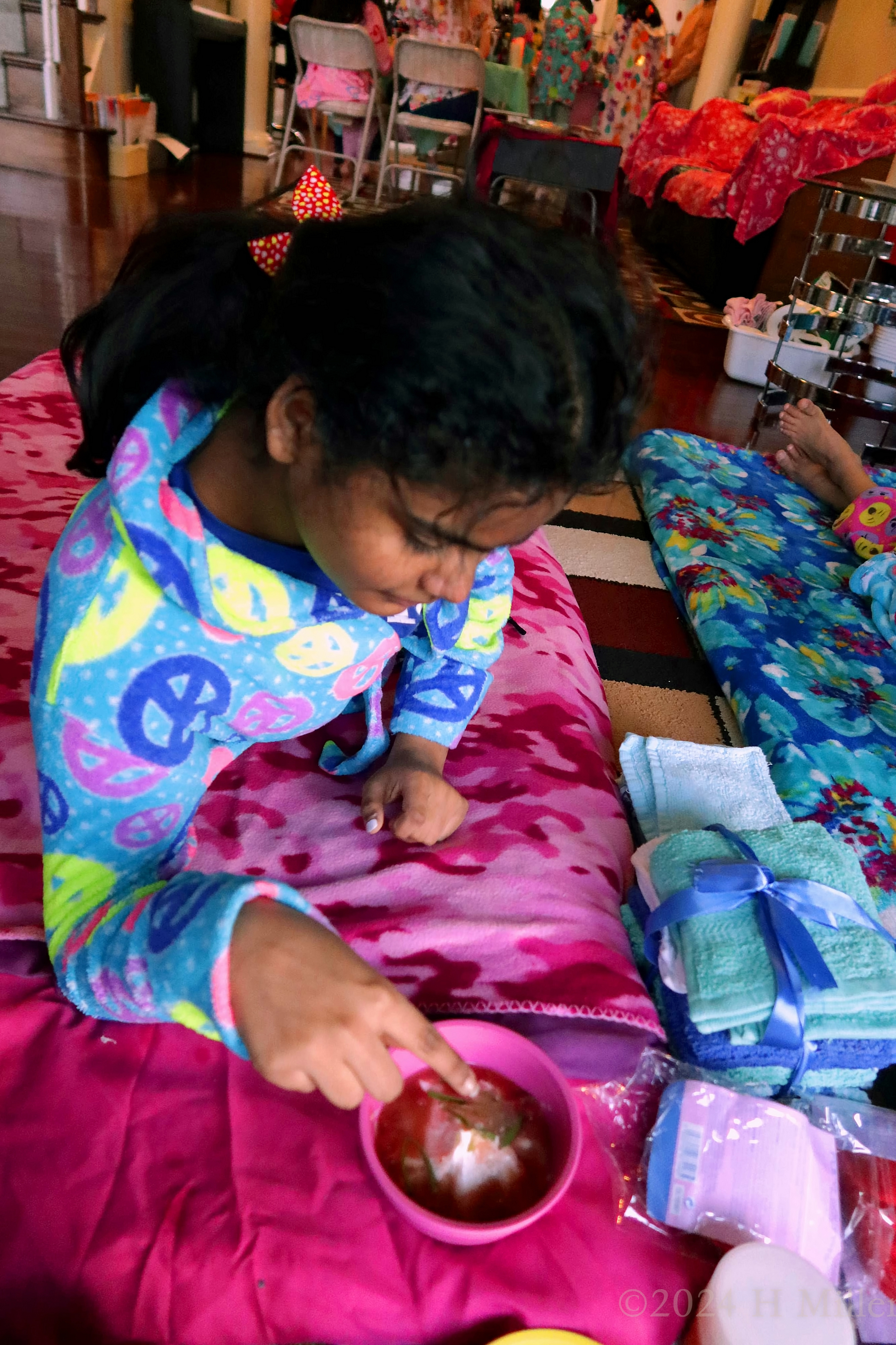 Kids Spa Birthday Party For Malli! 4