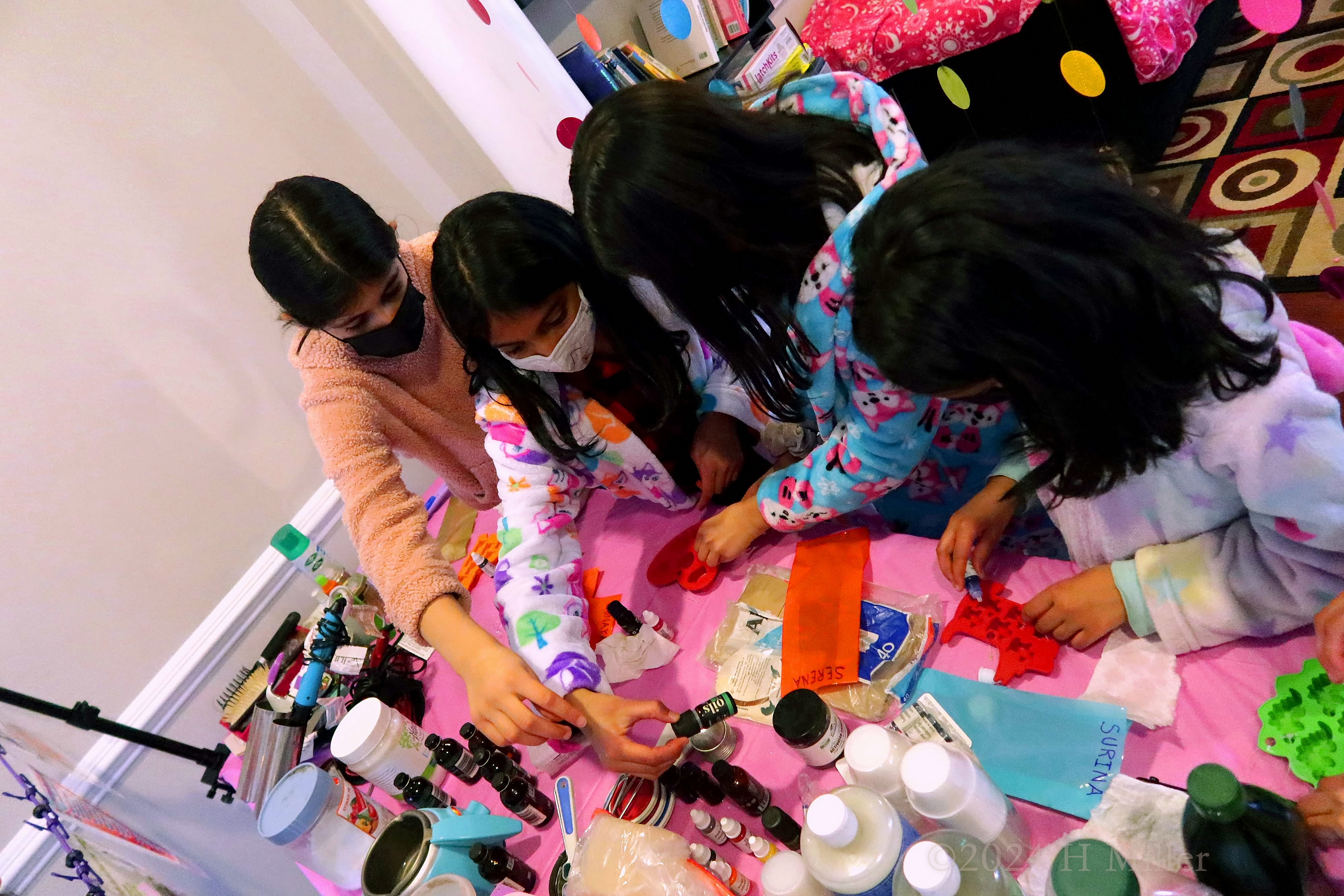 Kids Spa Birthday Party For Malli! 4