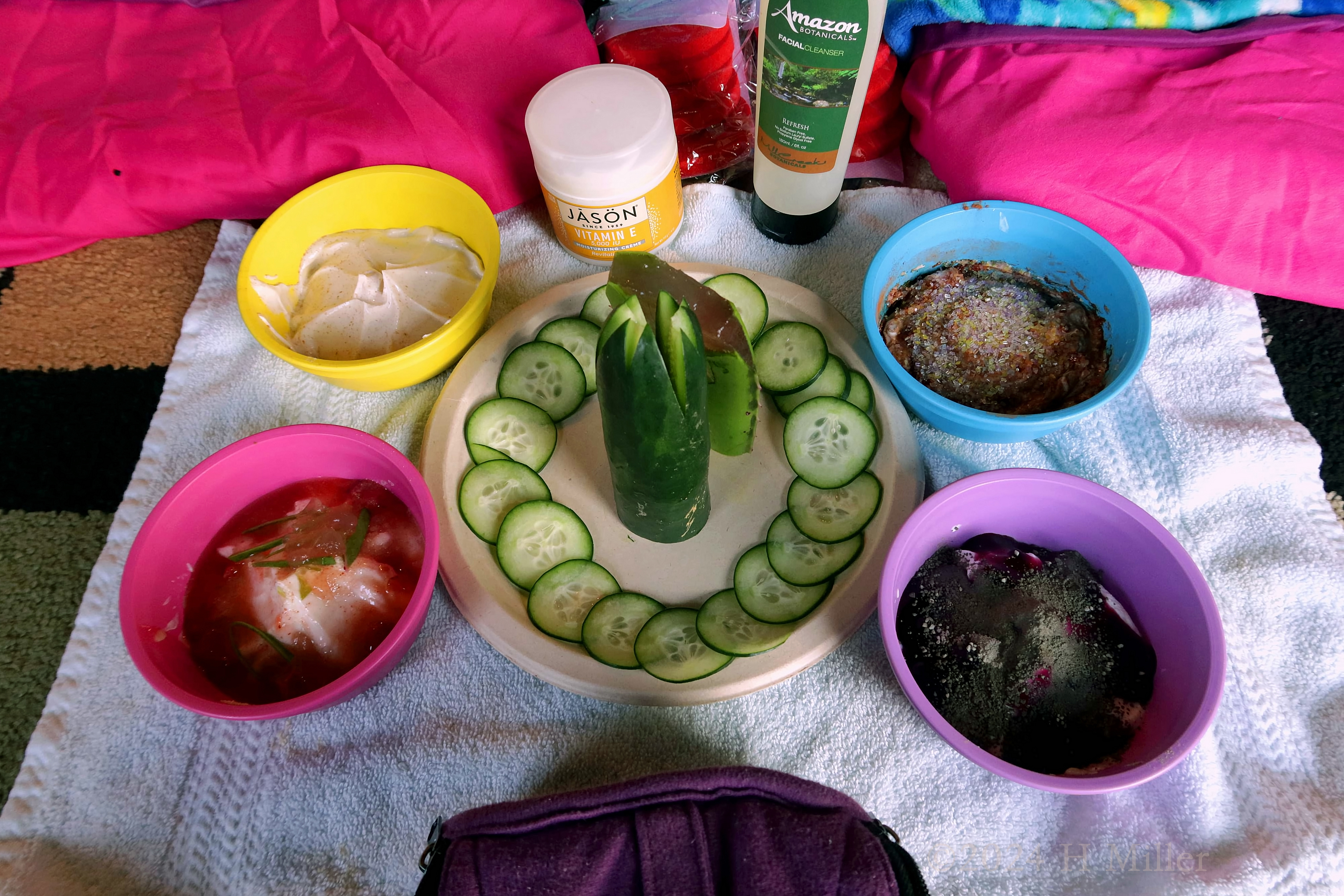 Kids Spa Birthday Party For Malli! Kids Spa Birthday Party For Malli!