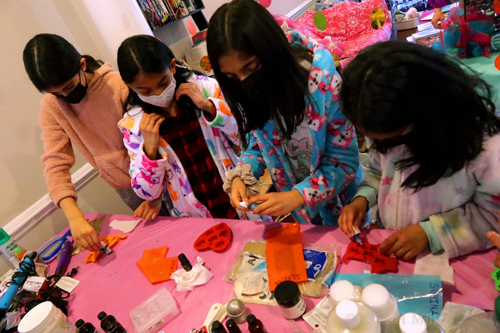 Kids Spa Birthday Party For Malli! Kids Spa Birthday Party For Malli!