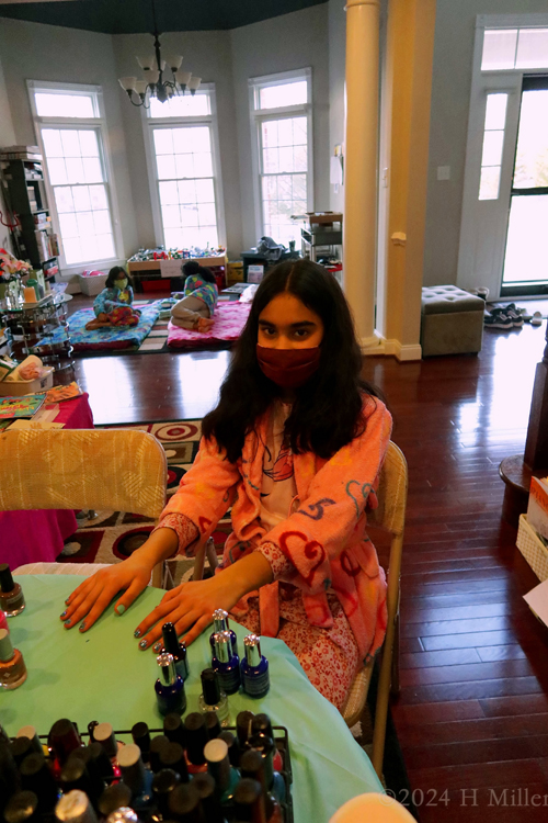 Kids Spa Birthday Party For Malli! Kids Spa Birthday Party For Malli!