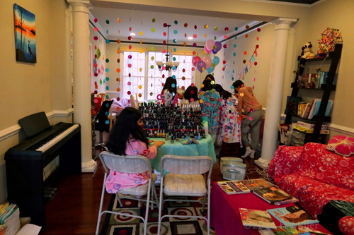 Kids Spa Birthday Party For Malli! 