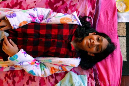 Kids Spa Birthday Party For Malli! Kids Spa Birthday Party For Malli!