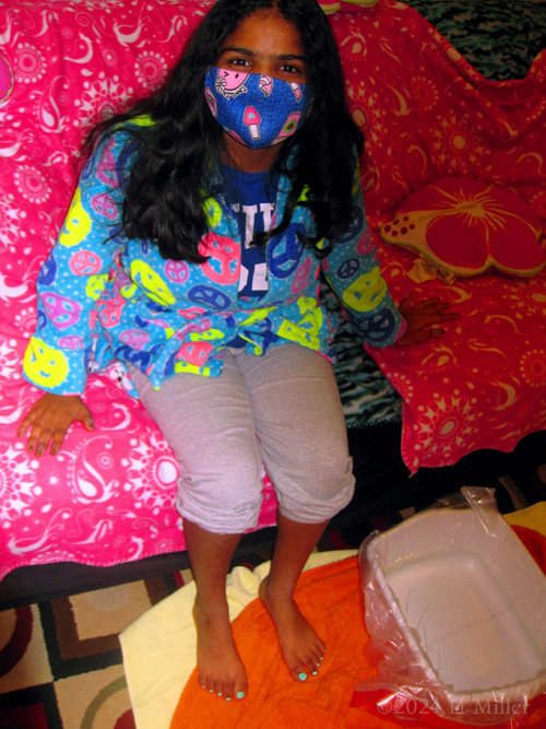 Kids Spa Birthday Party For Malli!