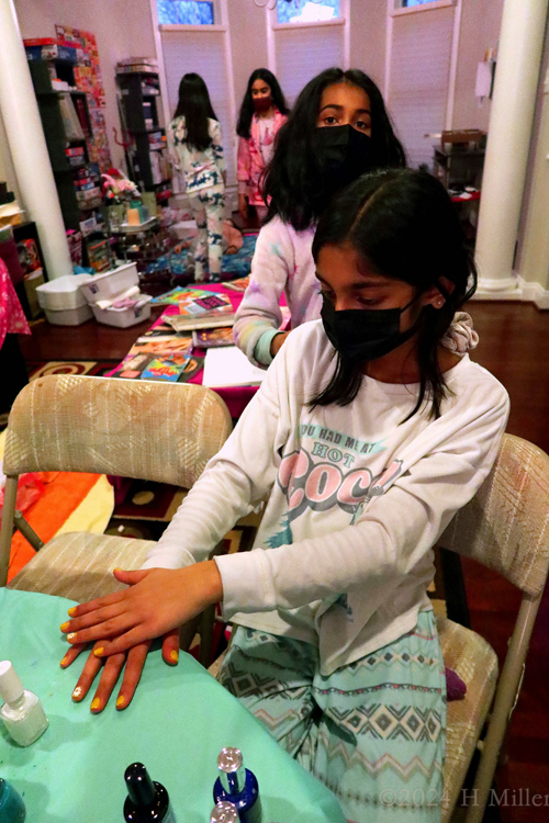 Kids Spa Birthday Party For Malli! Kids Spa Birthday Party For Malli!