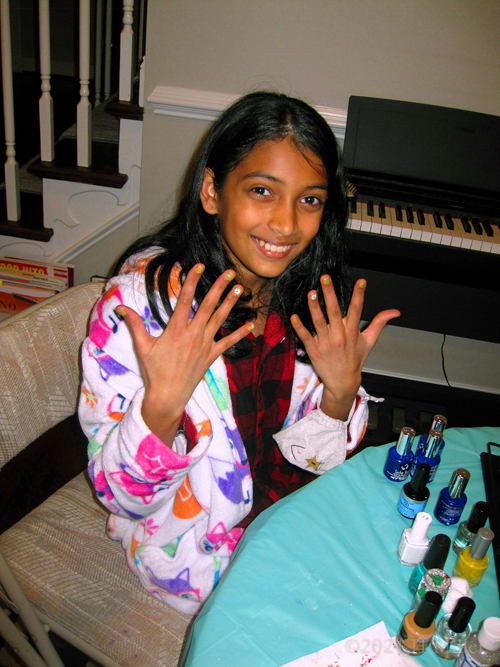 Kids Spa Birthday Party For Malli!