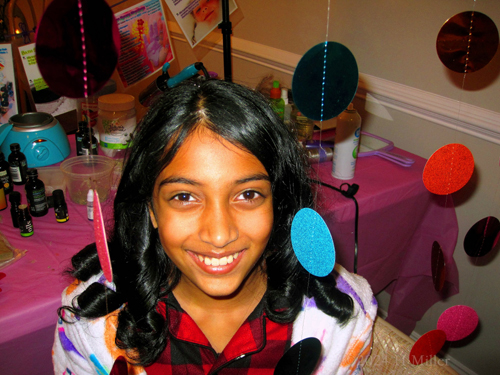 Kids Spa Birthday Party For Malli!