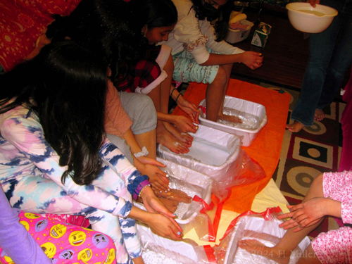 Kids Spa Birthday Party For Malli! Kids Spa Birthday Party For Malli!