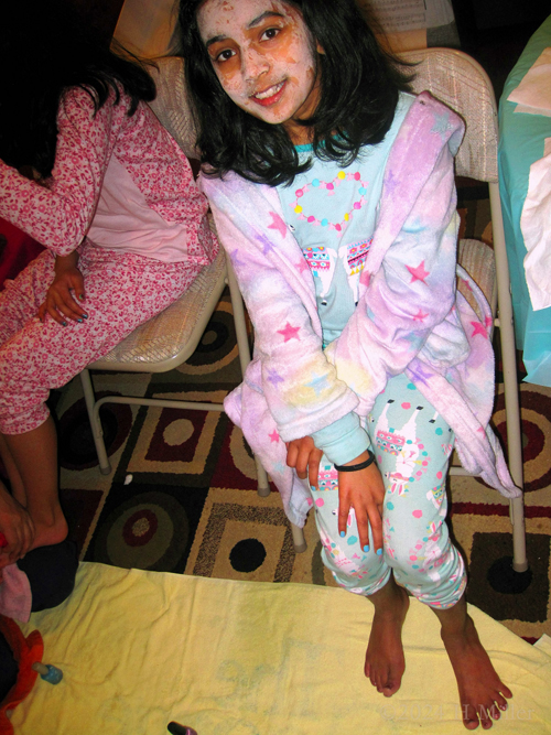 Kids Spa Birthday Party For Malli!