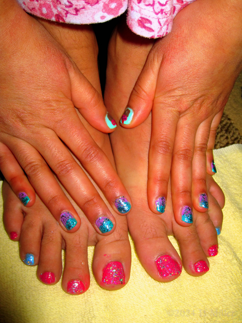 Kids Spa Birthday Party For Malli!