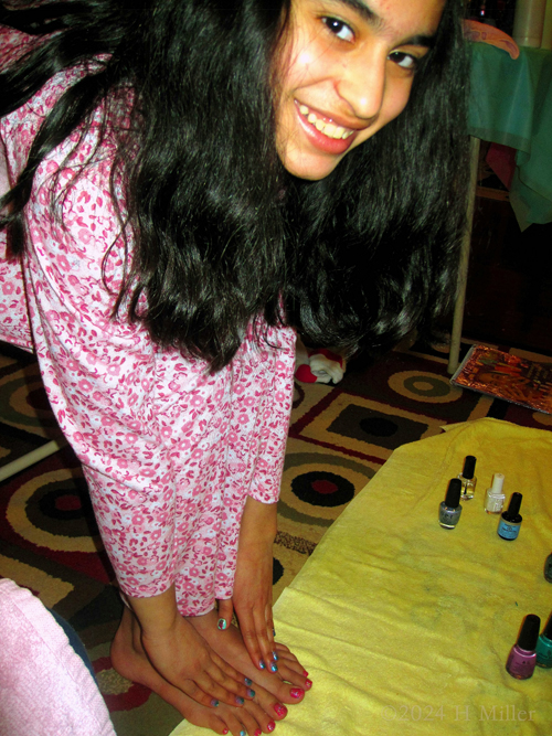 Kids Spa Birthday Party For Malli! Kids Spa Birthday Party For Malli!