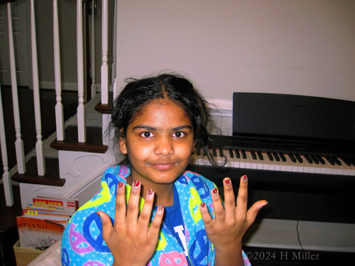Kids Spa Birthday Party For Malli