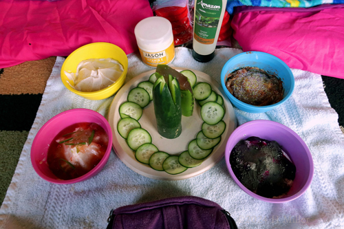 Kids Spa Birthday Party For Malli! Kids Spa Birthday Party For Malli!