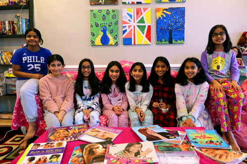 Kids Spa Birthday Party For Malli! Kids Spa Birthday Party For Malli!