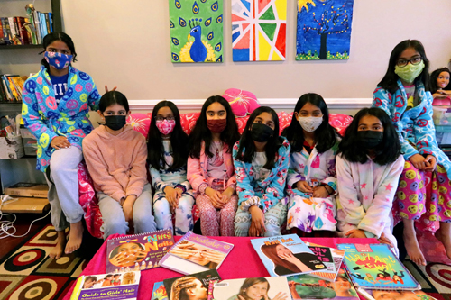 Kids Spa Birthday Party For Malli! Kids Spa Birthday Party For Malli!