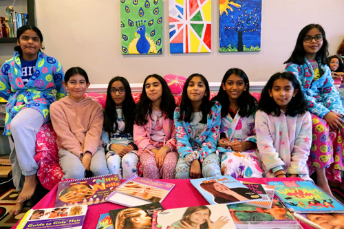 Kids Spa Birthday Party For Malli!