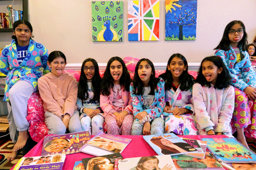 Kids Spa Birthday Party For Malli!