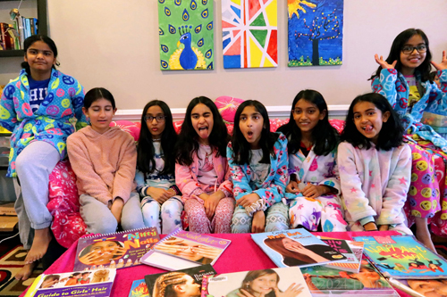 Kids Spa Birthday Party For Malli! Kids Spa Birthday Party For Malli!