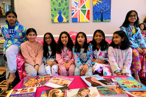 Kids Spa Birthday Party For Malli! Kids Spa Birthday Party For Malli!