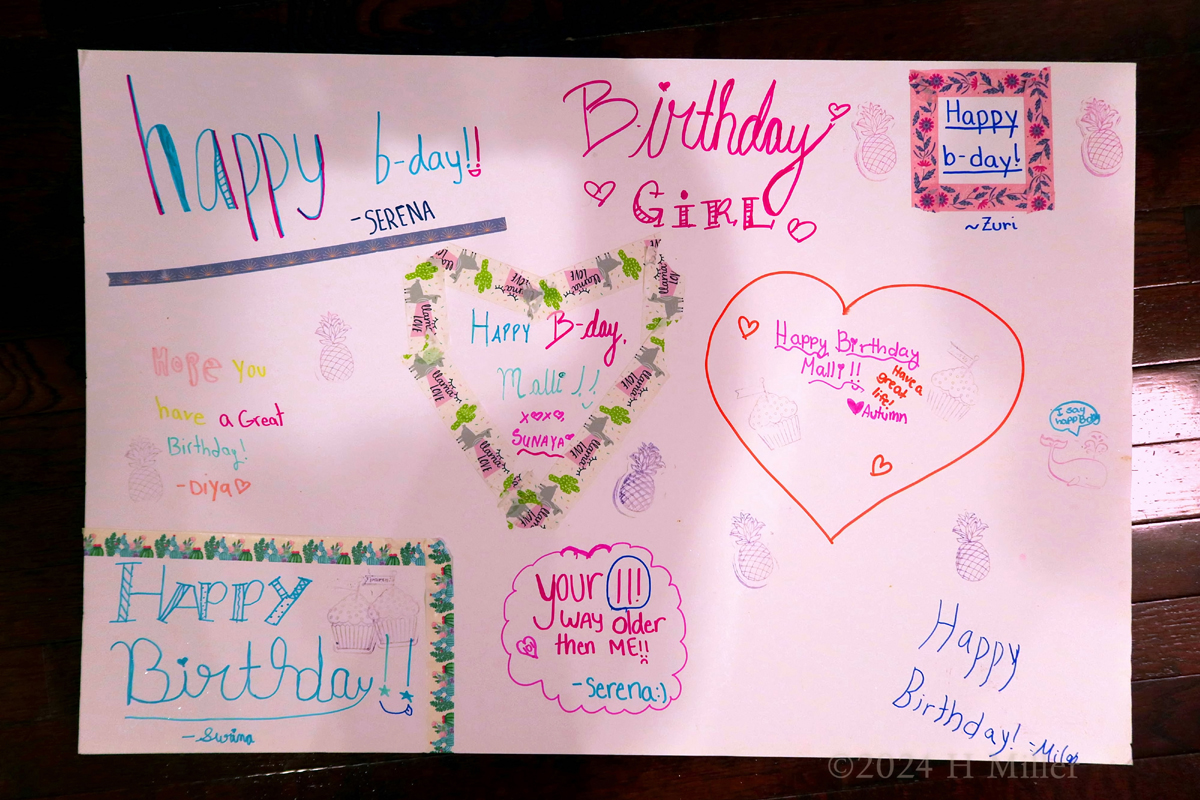 Kids Spa Birthday Party For Malli! 1
