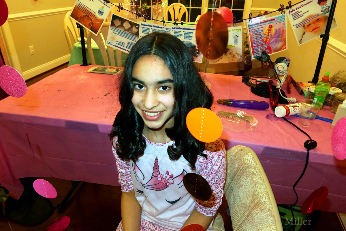 Kids Spa Birthday Party For Malli! 1