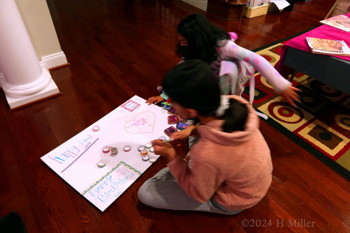Kids Spa Birthday Party For Malli! 