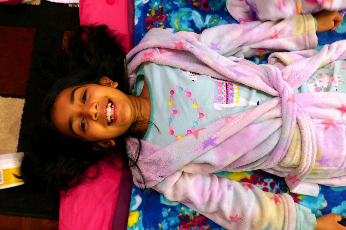 Kids Spa Birthday Party For Malli! 