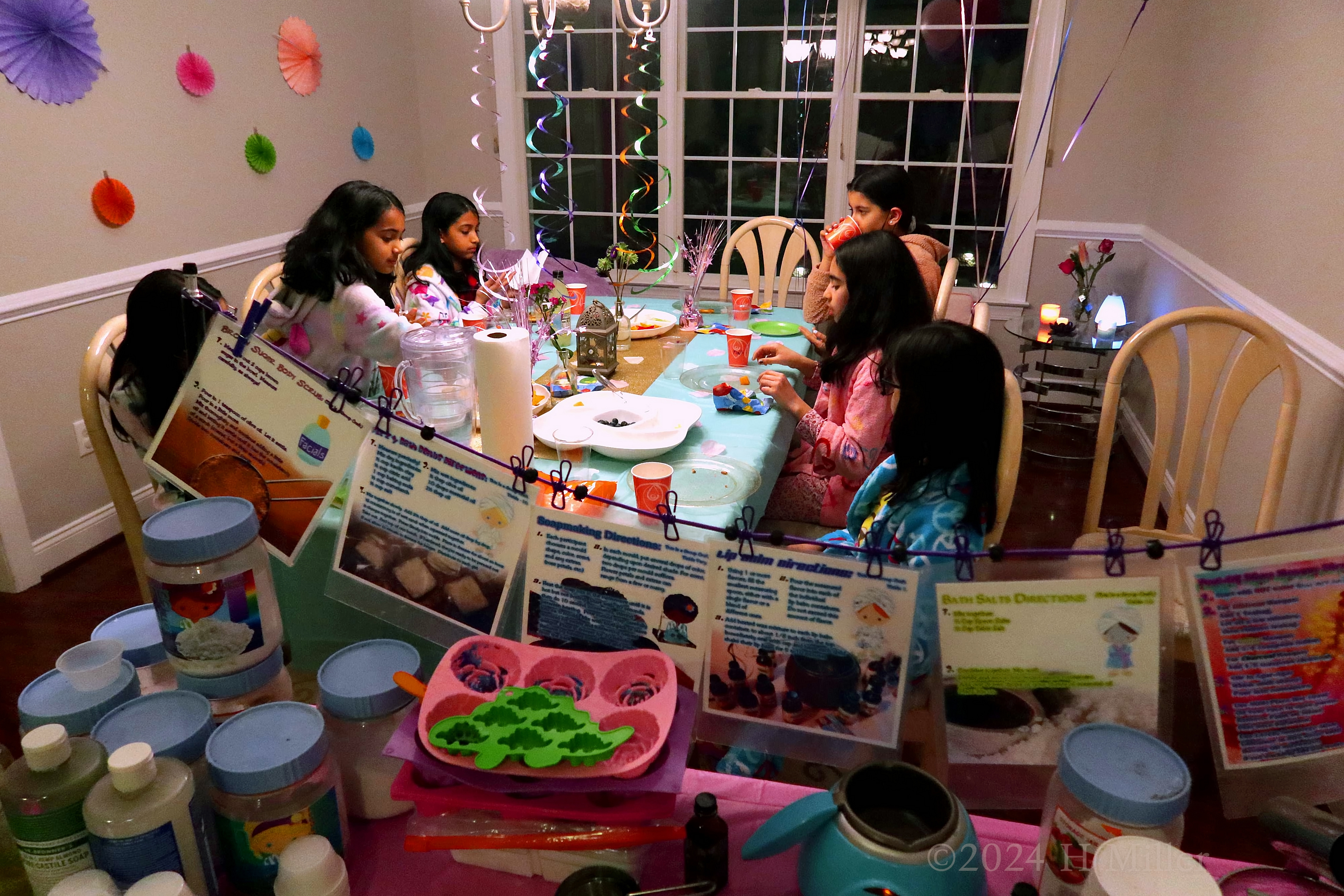 Kids Spa Birthday Party For Malli! Kids Spa Birthday Party For Malli!