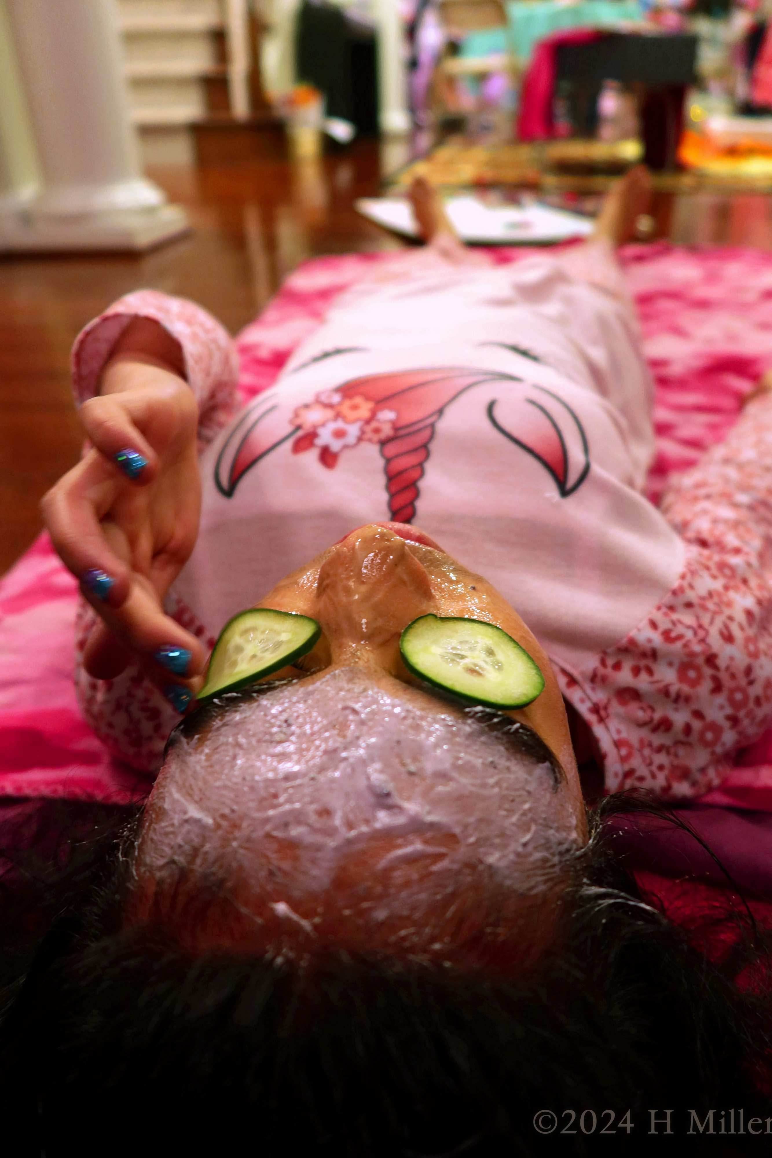 Kids Spa Birthday Party For Malli! Kids Spa Birthday Party For Malli!