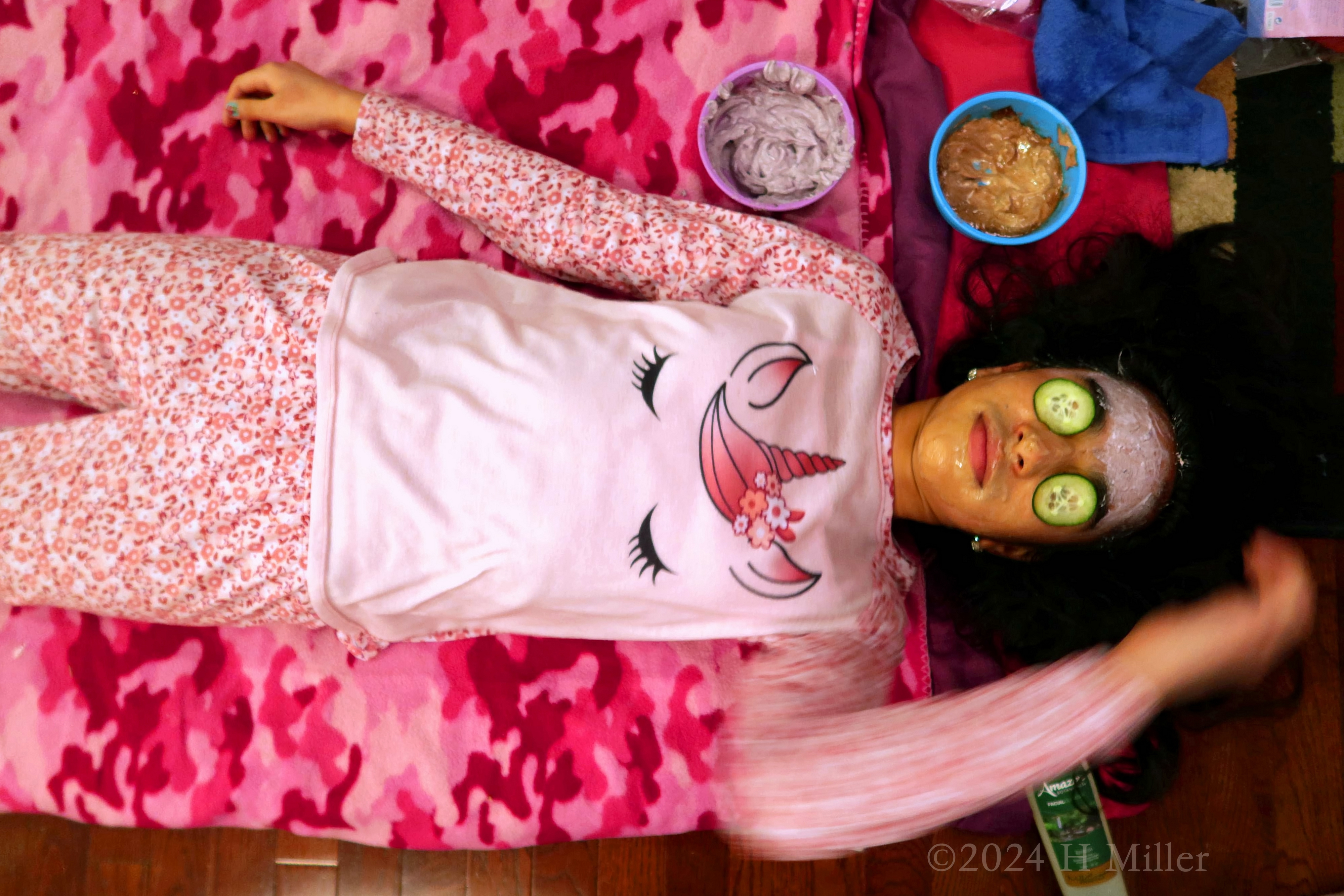 Kids Spa Birthday Party For Malli! Kids Spa Birthday Party For Malli!