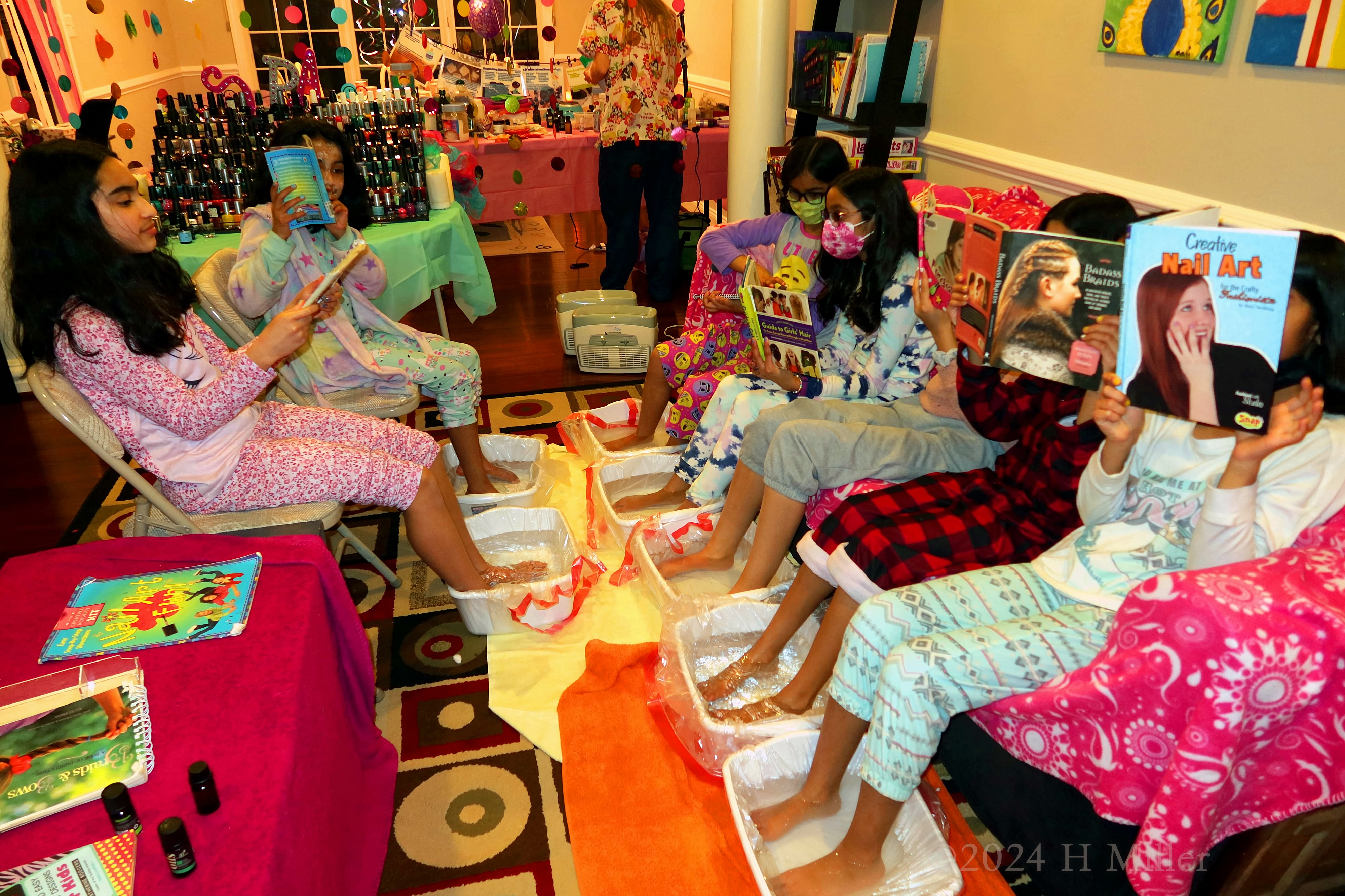 Kids Spa Birthday Party For Malli! Kids Spa Birthday Party For Malli!