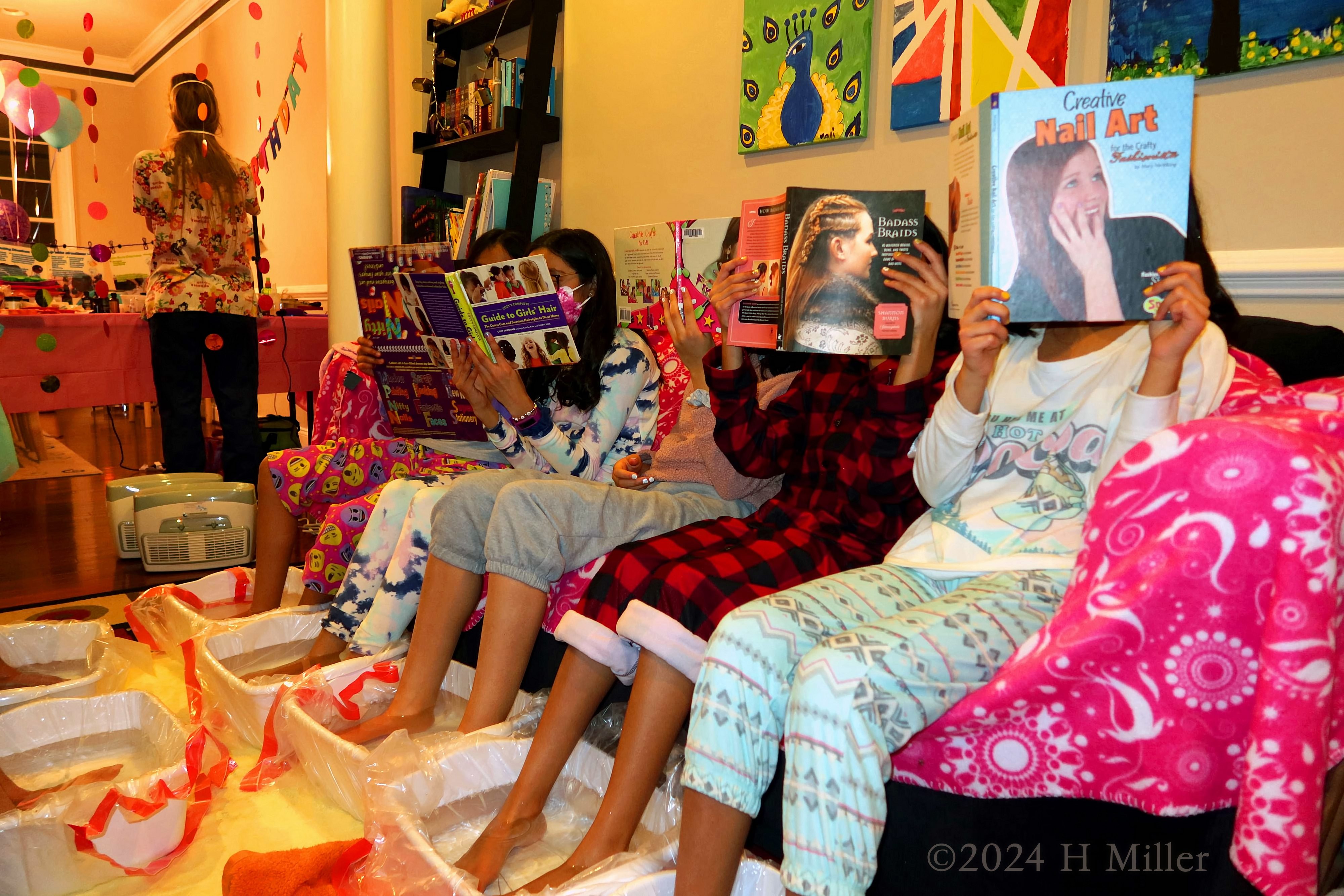 Kids Spa Birthday Party For Malli! Kids Spa Birthday Party For Malli!