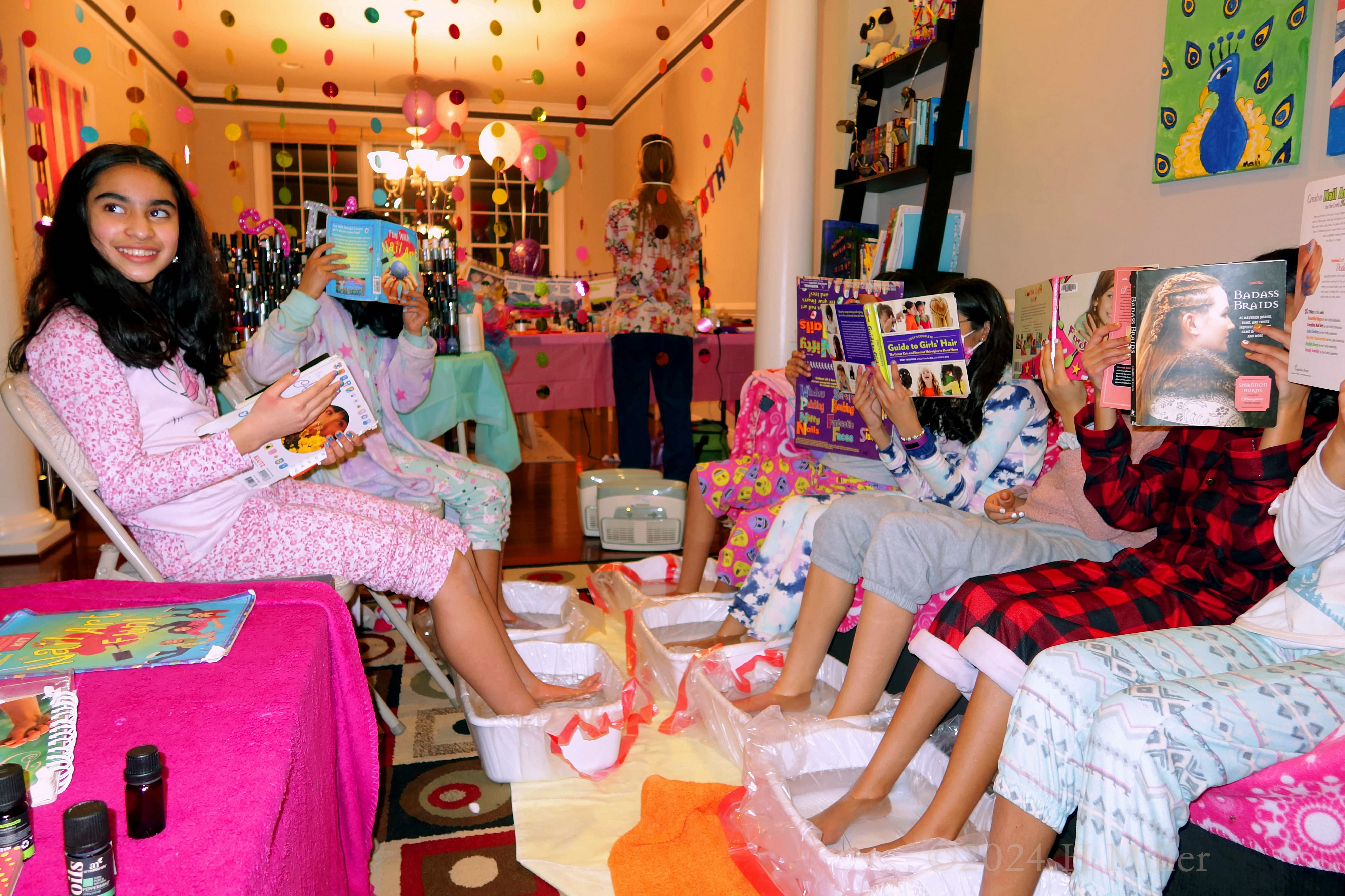 Kids Spa Birthday Party For Malli! Kids Spa Birthday Party For Malli!