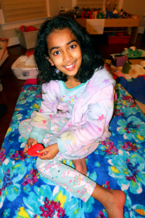 Kids Spa Birthday Party For Malli! 