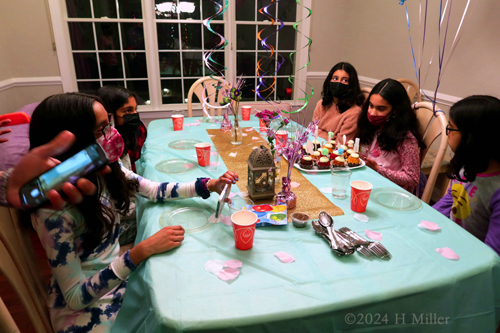 Kids Spa Birthday Party For Malli! Kids Spa Birthday Party For Malli!