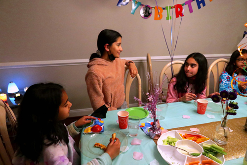 Kids Spa Birthday Party For Malli!