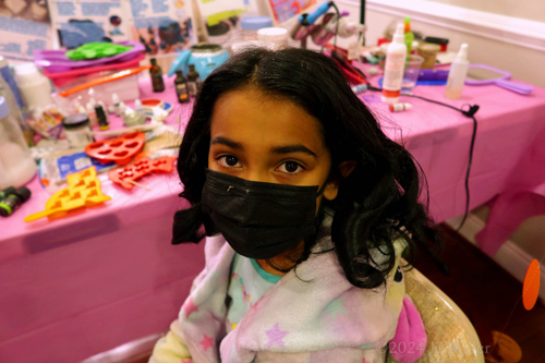 Kids Spa Birthday Party For Malli! Kids Spa Birthday Party For Malli!