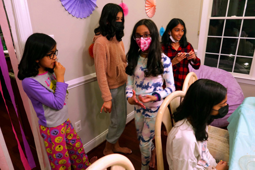 Kids Spa Birthday Party For Malli! Kids Spa Birthday Party For Malli!