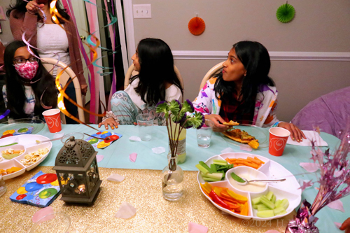 Kids Spa Birthday Party For Malli! Kids Spa Birthday Party For Malli!