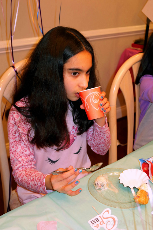 Kids Spa Birthday Party For Malli! Kids Spa Birthday Party For Malli!