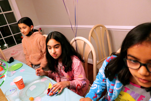 Kids Spa Birthday Party For Malli! Kids Spa Birthday Party For Malli!