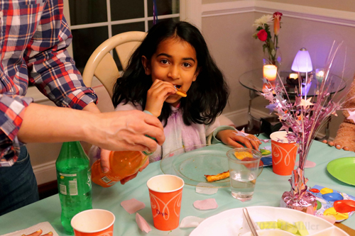 Kids Spa Birthday Party For Malli!