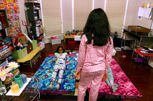 Kids Spa Birthday Party For Malli! Kids Spa Birthday Party For Malli!